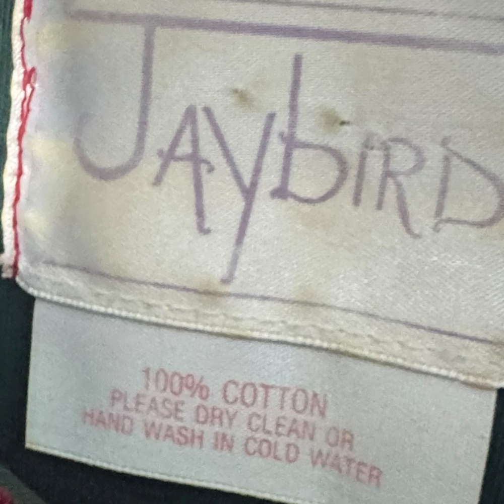 Jaybird Plaid Patchwork 2 piece skirt set preppy grunge cottagecore sz M/L VTG - Picture 9 of 16